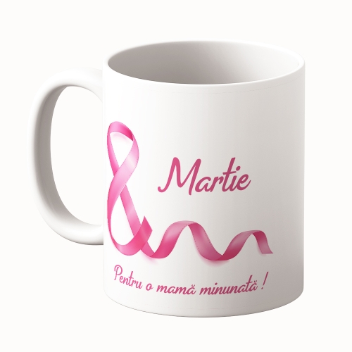 Cană Personalizată - Model "8 Martie" Cu O Poză Și Text