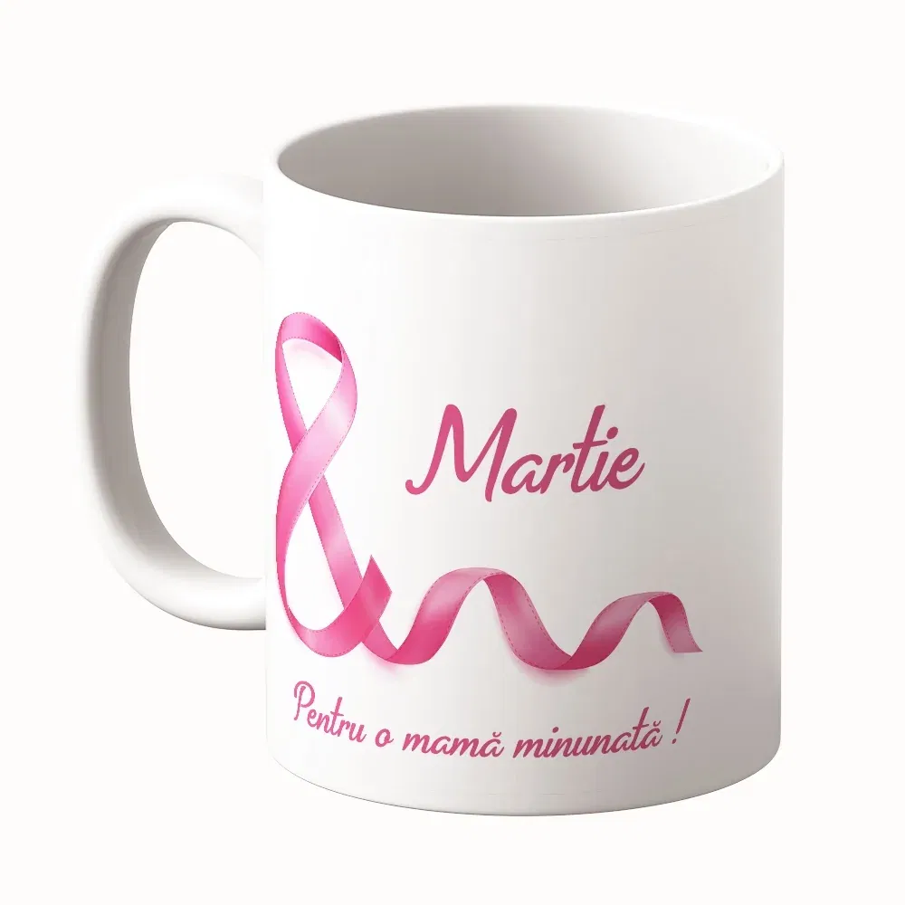 Cană Personalizată - Model "8 Martie" Cu O Poză Și Text