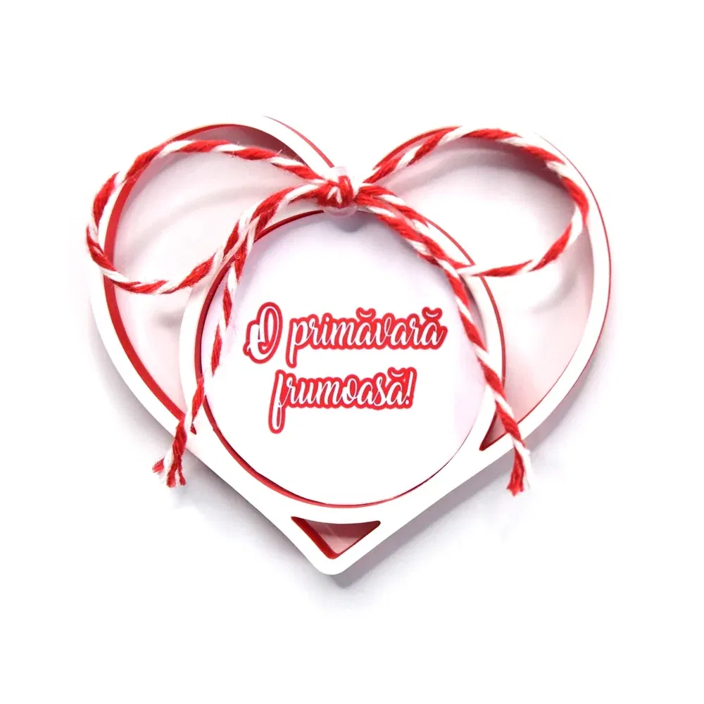 Set 3 x Mărțișoare Personalizate 3D Magnetice - Cu Poză Sau Text