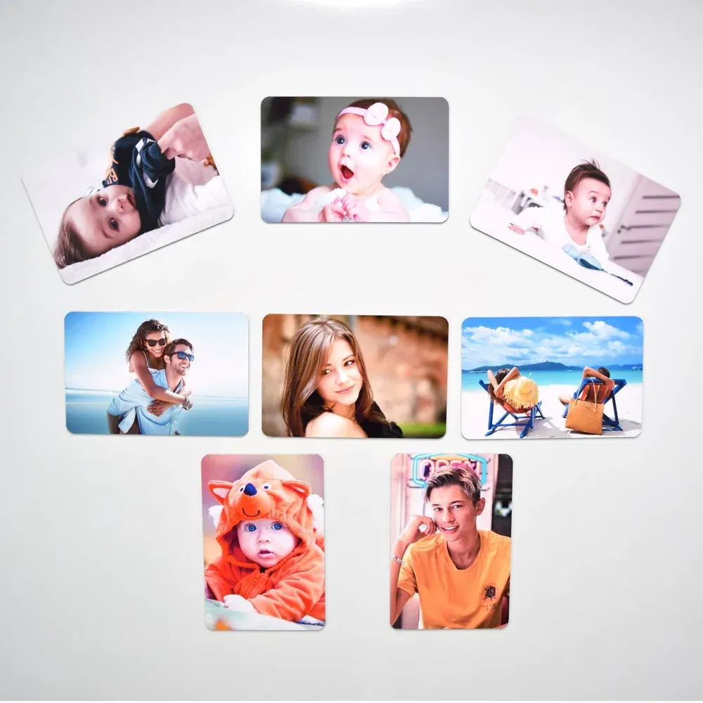 Magneti De Frigider Cu Poză - Set 4 Bucăți la 9x6cm