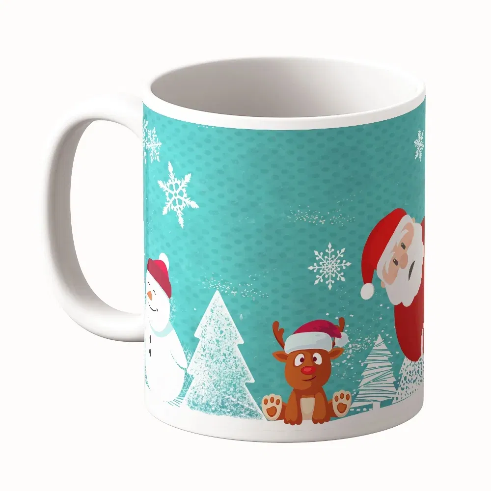 Cană Personalizată - Model "Daruri De Crăciun" Cu O Poză