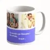Cană Personalizată - 3 Poze Cu Text