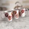 Cană Personalizată - Model "5 Inimioare" Cu 5 Poze Cană Personalizată - Model "5 Inimioare" Cu 5 Poze