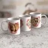 Cană Personalizată - Model "Fluturași De Dragoste" Cu 2 Poze Cană Personalizată - Model "Fluturași De Dragoste" Cu 2 Poze