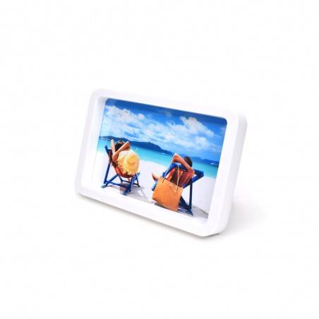 Ramă Foto Personalizată Albă - Model "Simple" Cu O Poză