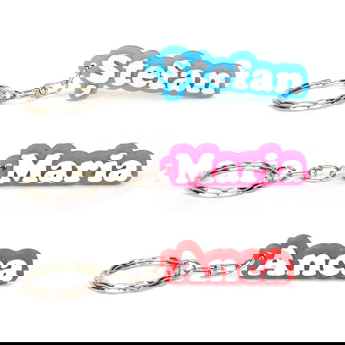 Breloc Personalizat 3D Cu Nume