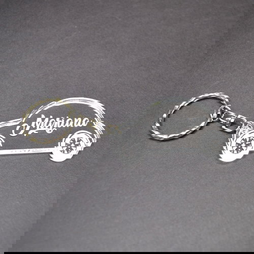 Breloc Personalizat Cu Nume Sau Text - Model Mașină Transparent