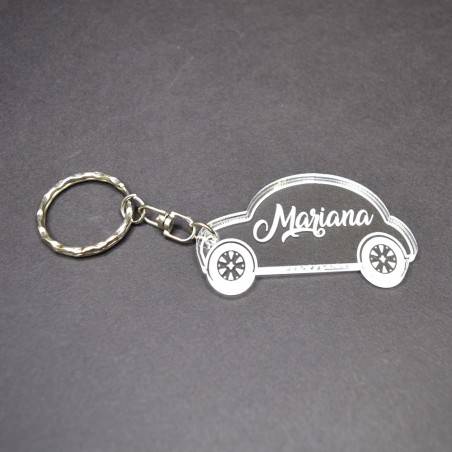 Breloc Personalizat Cu Nume Sau Text - Model Mașină Transparent Breloc Personalizat Cu Nume Sau Text - Model Mașină Transparent
