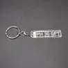 Breloc Personalizat Cu Număr Auto - Model Transparent Breloc Personalizat Cu Număr Auto - Model Transparent