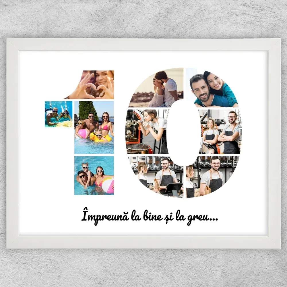 Tablou Personalizat Cu Poze Și Text - Colaj 10