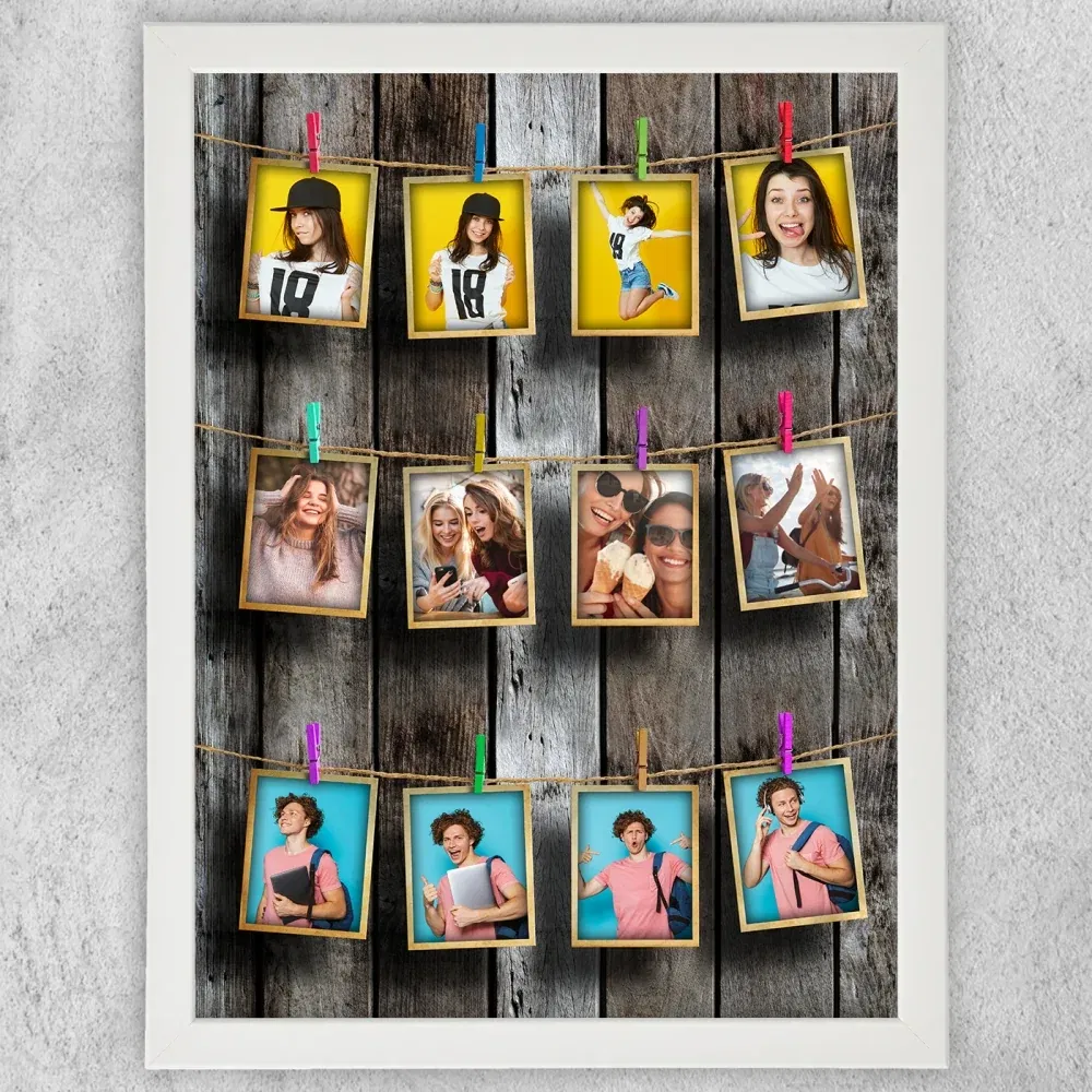 Tablou Personalizat - Colaj 12 Poze La Vedere