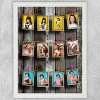 Tablou Personalizat - Colaj 12 Poze La Vedere