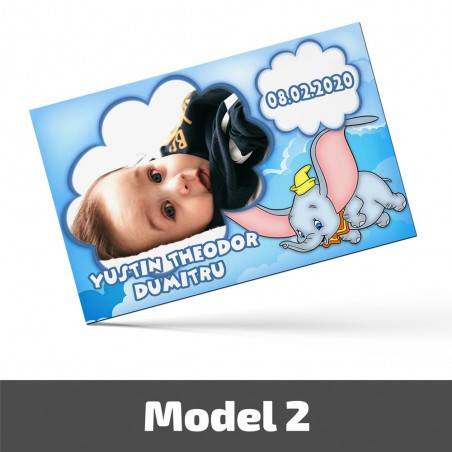Mărturii Botez Magnetice Cu Poză, Nume Și Dată - Set 10 Buc. - Model 2 Mărturii Botez Magnetice Cu Poză, Nume Și Dată - Set 10 Buc. - Model 2