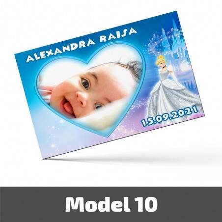 Mărturii Botez Magnetice Cu Poză, Nume Și Dată - Set 10 Buc. - Model 10 Mărturii Botez Magnetice Cu Poză, Nume Și Dată - Set 10 Buc. - Model 10