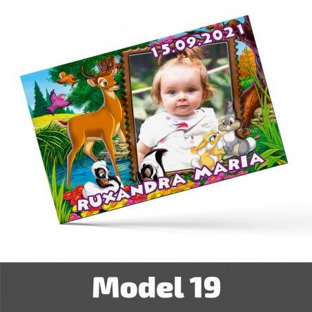 Mărturii Botez Magnetice Cu Poză, Nume Și Dată - Set 10 Buc. - Model 19 Mărturii Botez Magnetice Cu Poză, Nume Și Dată - Set 10 Buc. - Model 19