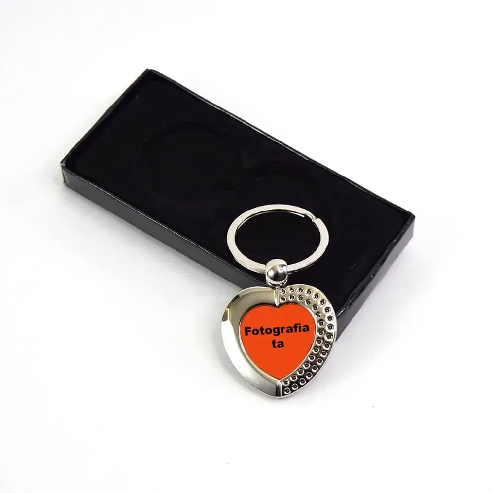 Breloc Personalizat - Model Inimă