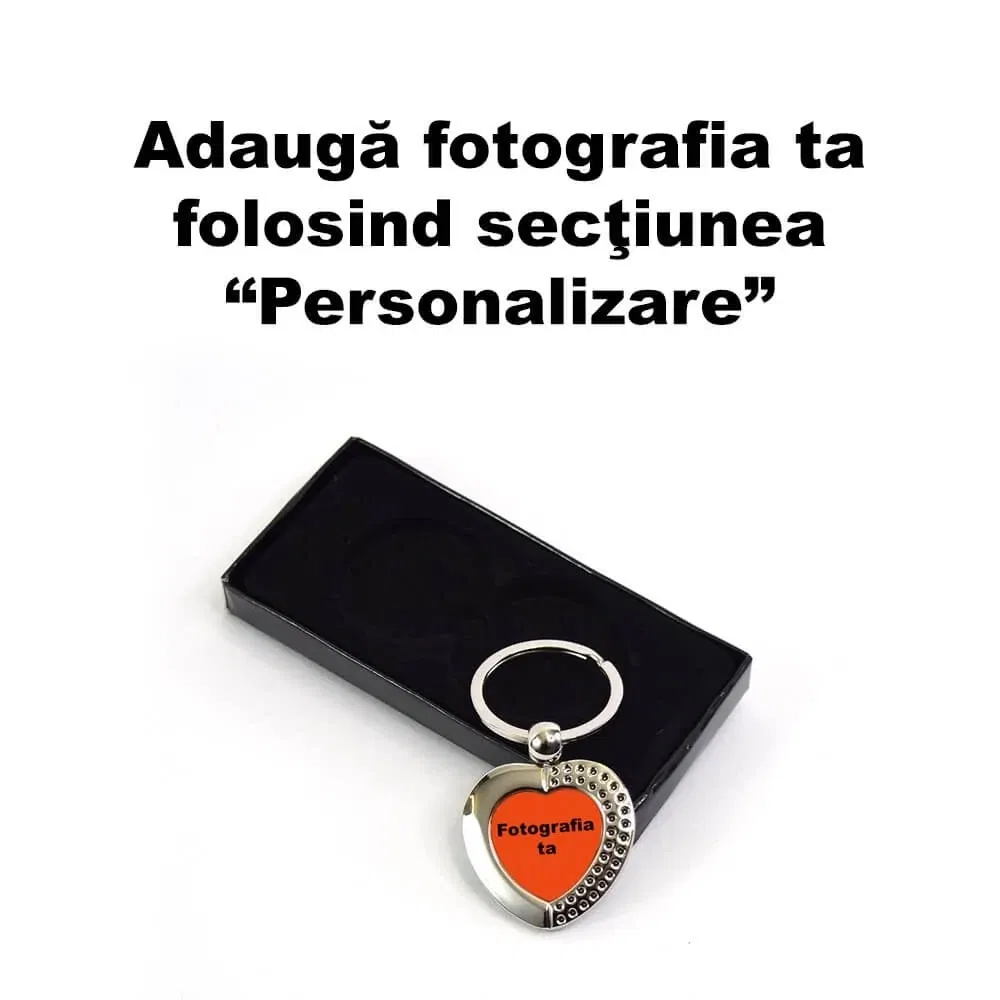 Breloc Personalizat - Model Inimă