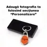 Breloc Personalizat - Model Oval
