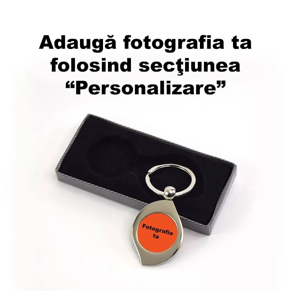 Breloc Personalizat - Model Frunză Breloc Personalizat - Model Frunză