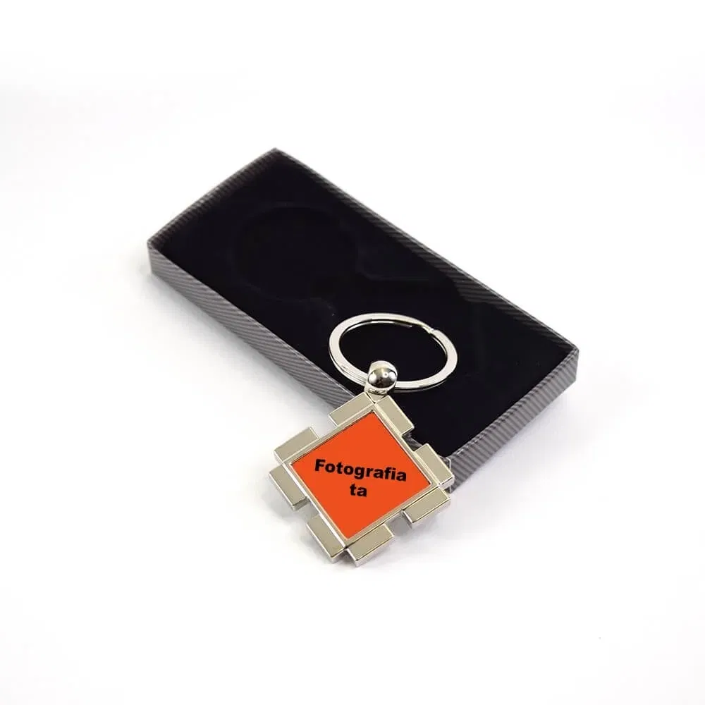 Breloc Personalizat - Model Romb