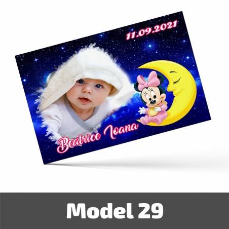 Mărturii Botez Magnetice Cu Poză, Nume Și Dată - Set 10 Buc. - Model 29 Mărturii Botez Magnetice Cu Poză, Nume Și Dată - Set 10 Buc. - Model 29