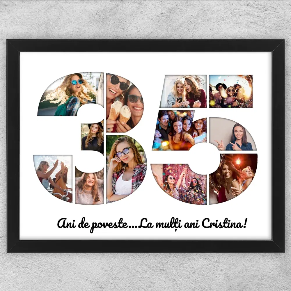 Tablou Personalizat Cu Poze Și Text - Colaj 35