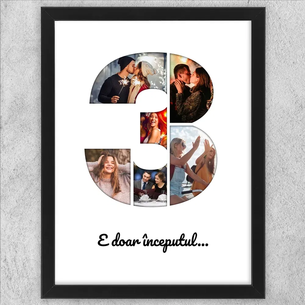 Tablou Personalizat Cu Poze Și Text - Colaj 3