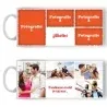 Cană Personalizată - 4 Poze Cu Text