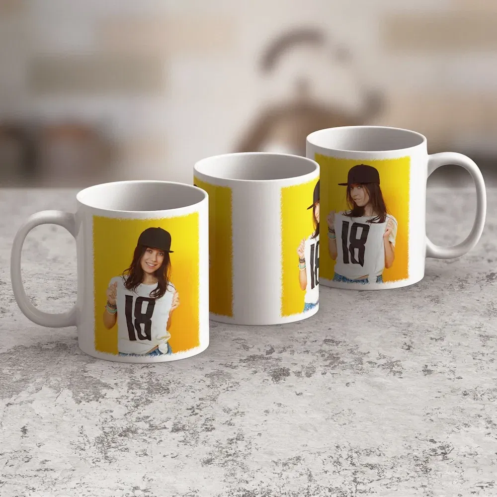 Cană Personalizată - 2 Poze Portret Cană Personalizată - 2 Poze Portret