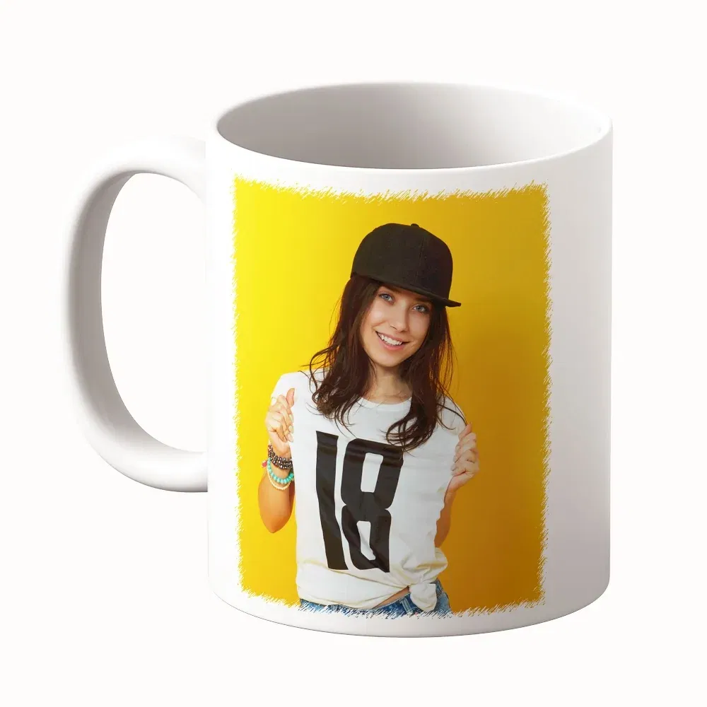 Cană Personalizată - 2 Poze Portret Cană Personalizată - 2 Poze Portret