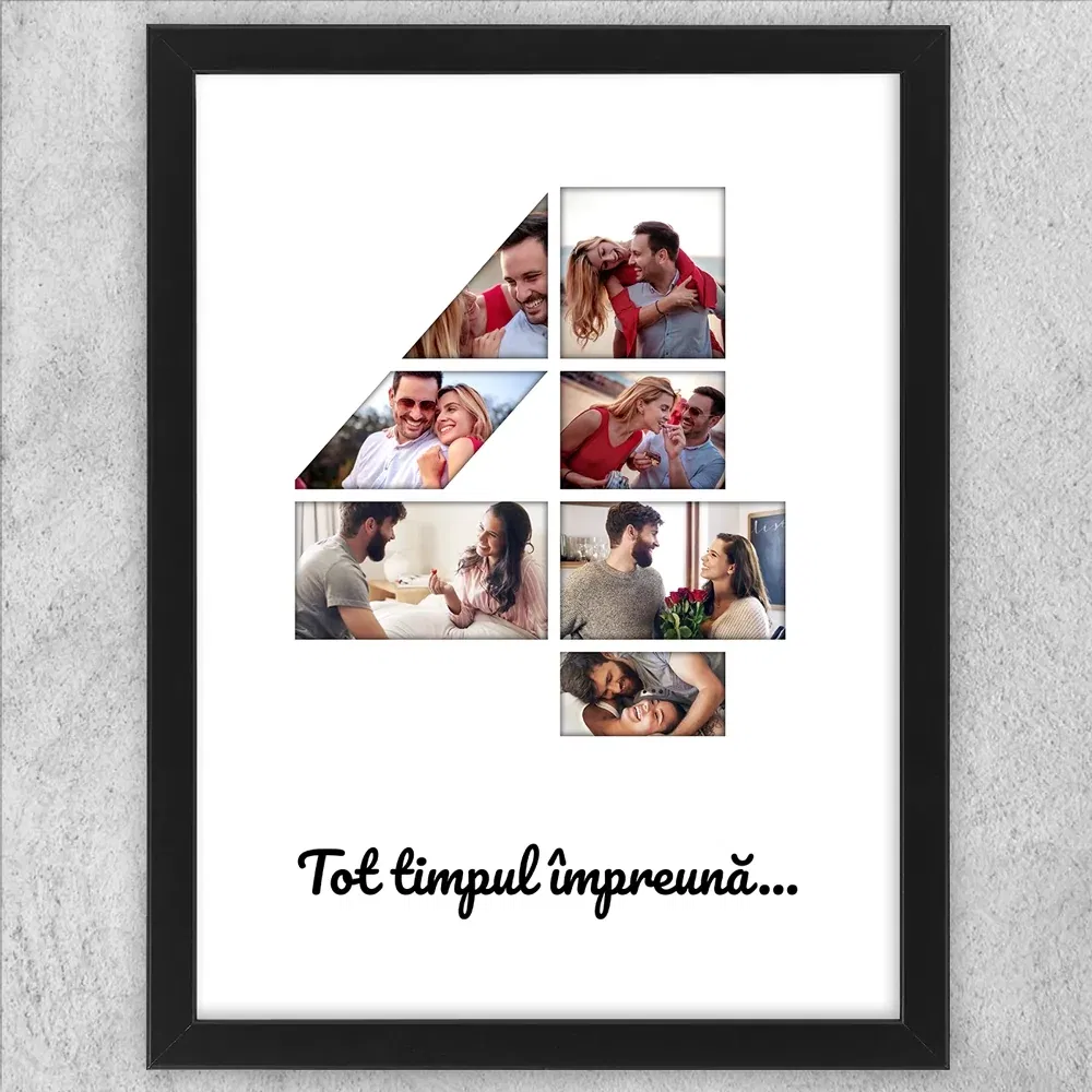 Tablou Personalizat Cu Poze Și Text - Colaj 4