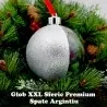 Glob De Crăciun Personalizat XXL Sferic Cu O Poză Mare Și Sclipici Pe Spate - Premium