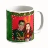Cană Personalizată - Model "Green Christmas" Cu O Poză Și Text