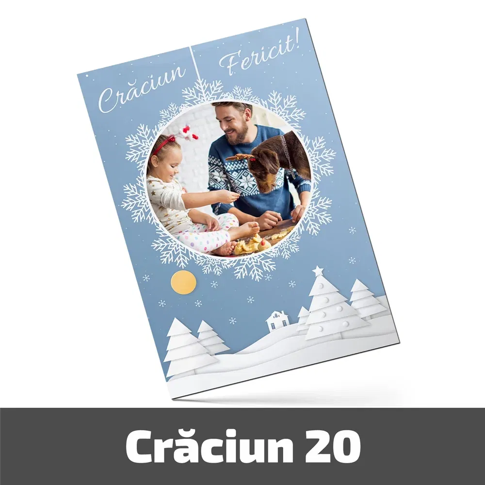 Magneti Personalizati Pentru Crăciun - Model "Crăciun 20" - Set 6 Buc.