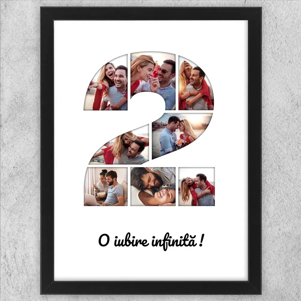 Tablou Personalizat Cu Poze Și Text - Colaj 2