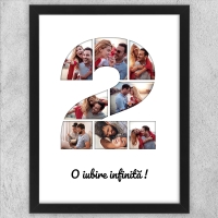 Tablou Personalizat Cu Poze Și Text - Colaj 2