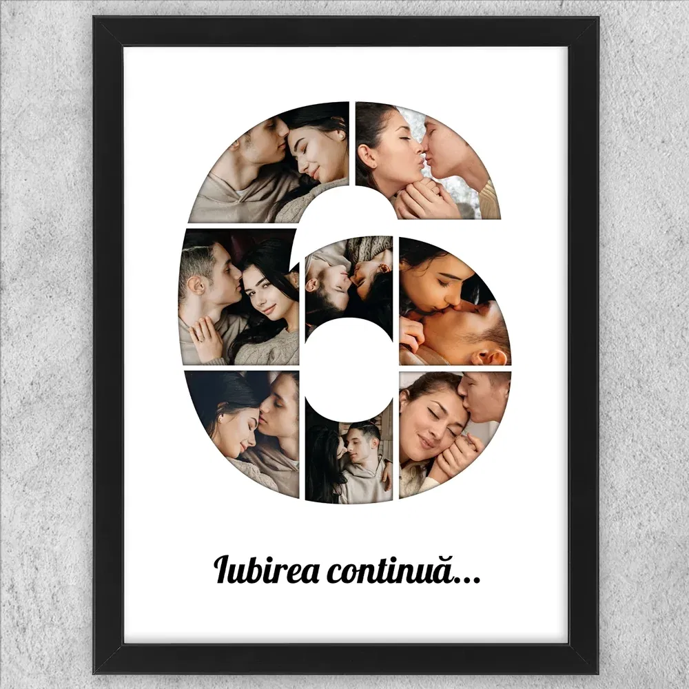 Tablou Personalizat Cu Poze Și Text - Colaj 6