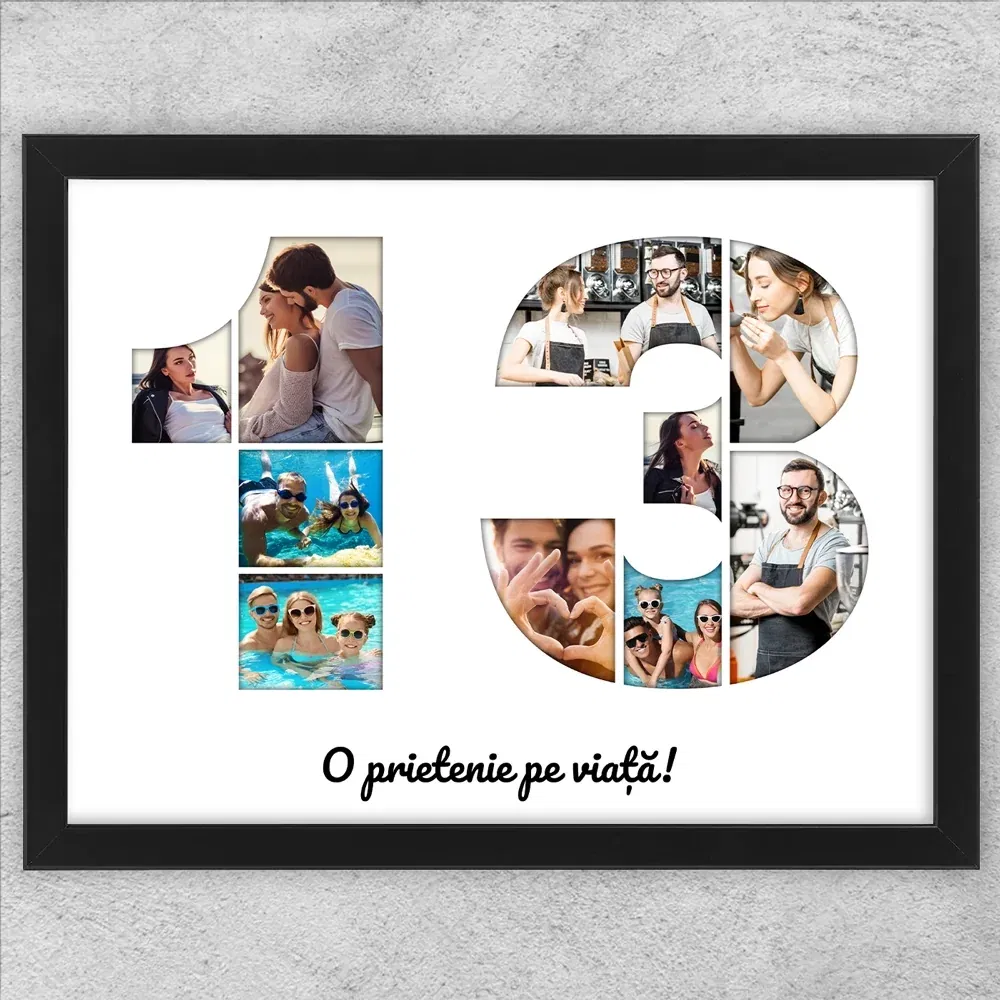 Tablou Personalizat Cu Poze Și Text - Colaj 13