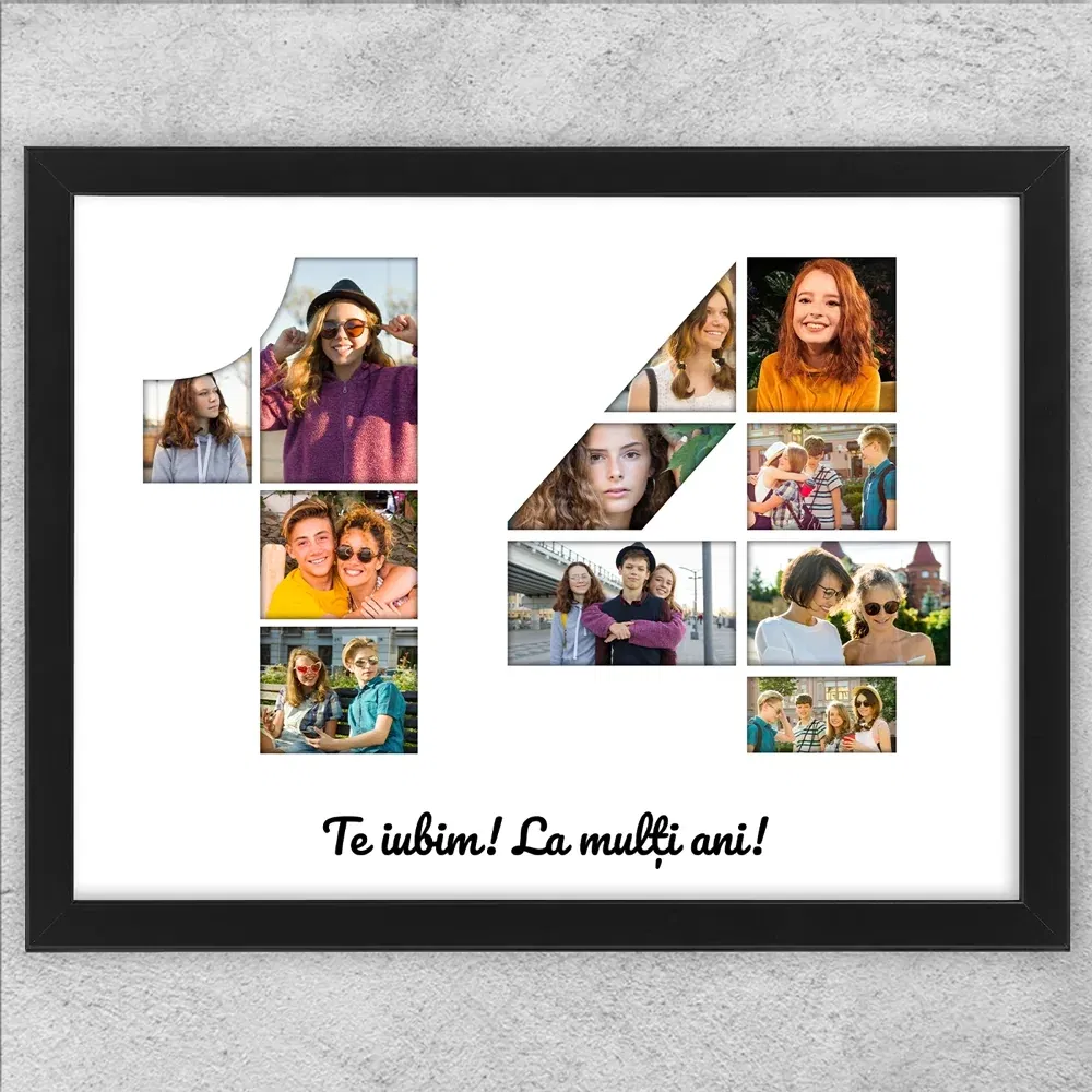 Tablou Personalizat Cu Poze Și Text - Colaj 14
