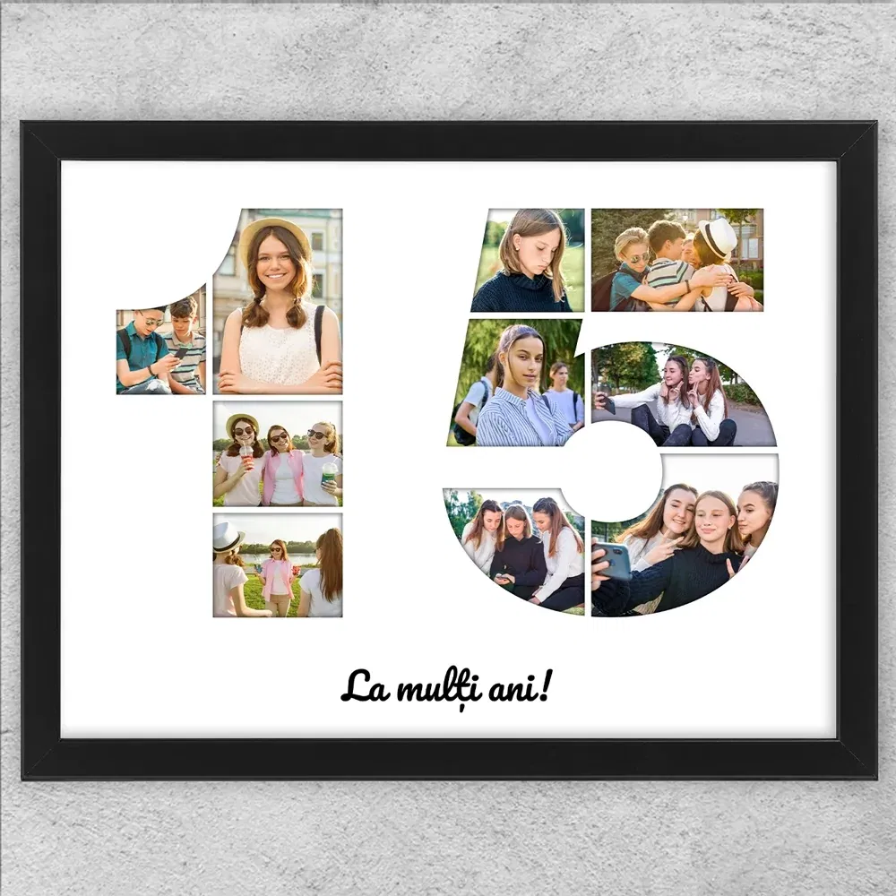 Tablou Personalizat Cu Poze Și Text - Colaj 15
