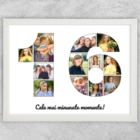 Tablou Personalizat Cu Poze Și Text - Colaj 16