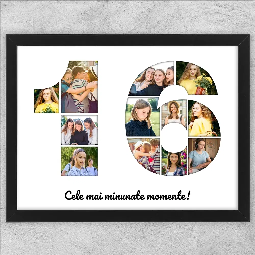 Tablou Personalizat Cu Poze Și Text - Colaj 16