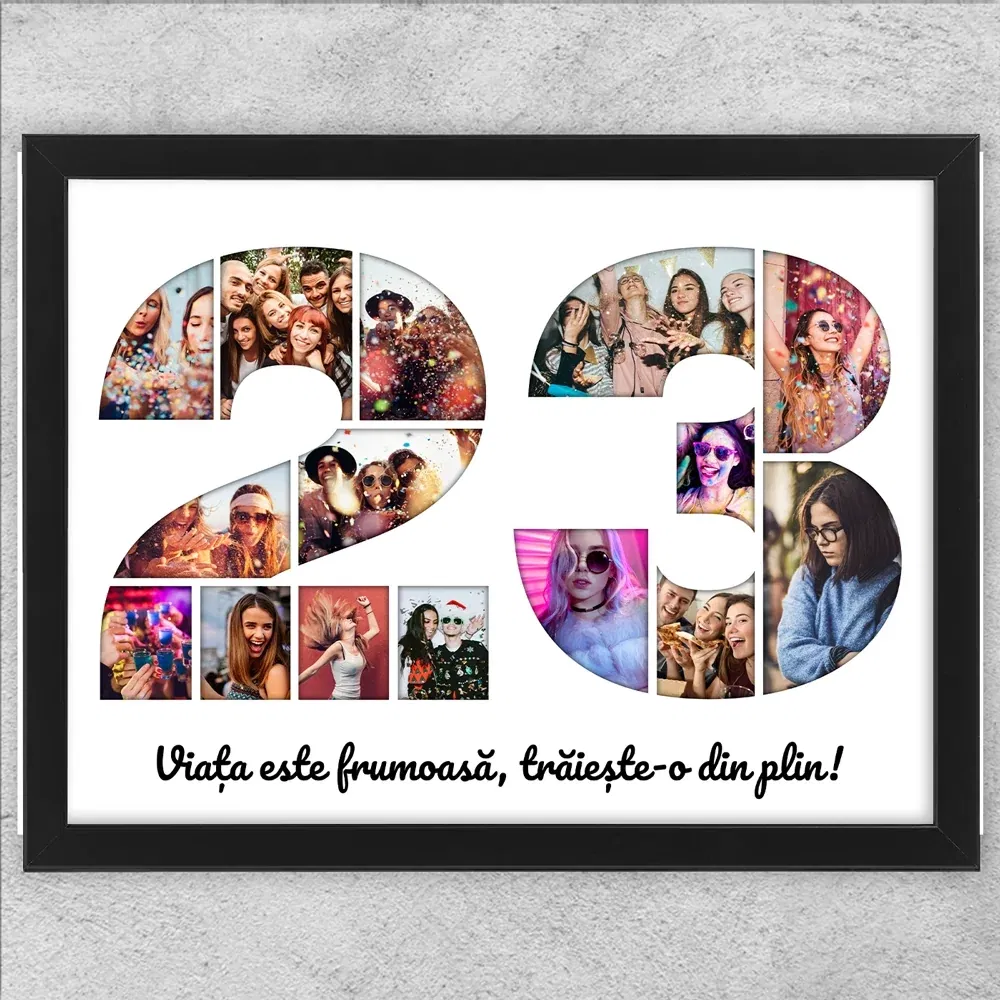 Tablou Personalizat Cu Poze Și Text - Colaj 23