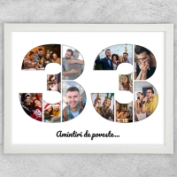 Tablou Personalizat Cu Poze Și Text - Colaj 33