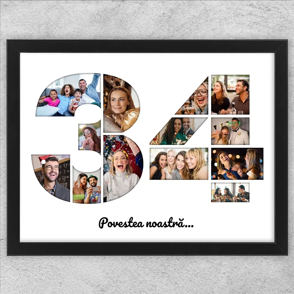Tablou Personalizat Cu Poze Și Text - Colaj 34