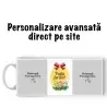 Cană Personalizată - Model "Golden Egg 2" Cu Două Poze