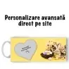 Cană Personalizată - Model "Yellow Easter" Cu O Poză