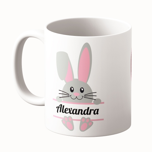 Cană Personalizată - Model "Easter Girl" Cu O Poză Și Nume