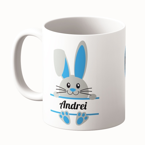 Cană Personalizată - Model "Easter Boy" Cu O Poză Și Nume