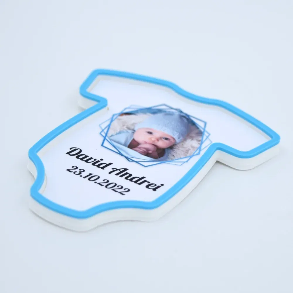 Mărturii Botez Magnetice 3D - Body Băiețel - Set 10 Buc. Mărturii Botez Magnetice 3D - Body Băiețel - Set 10 Buc.